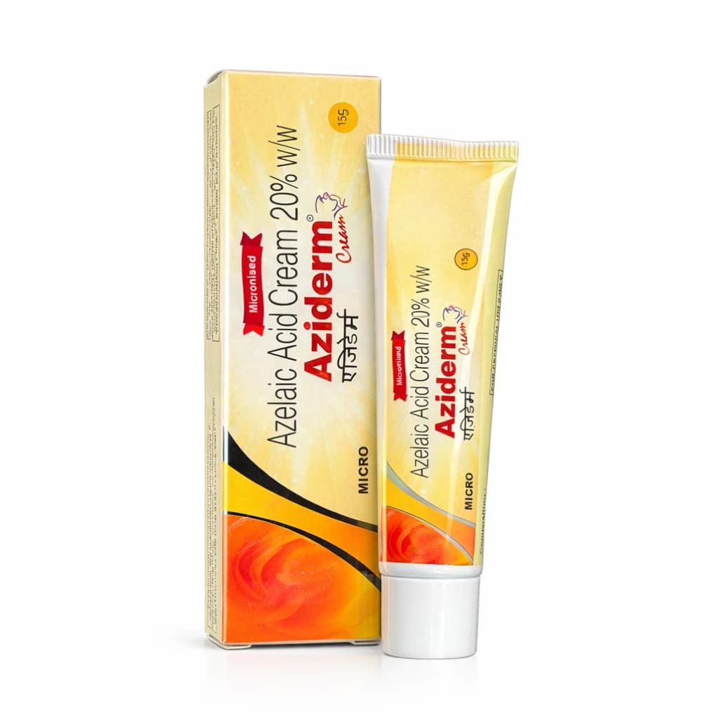 Azelaic Acid Cream 20%, 15g for Acne, Redness, & Hyperpigmentation