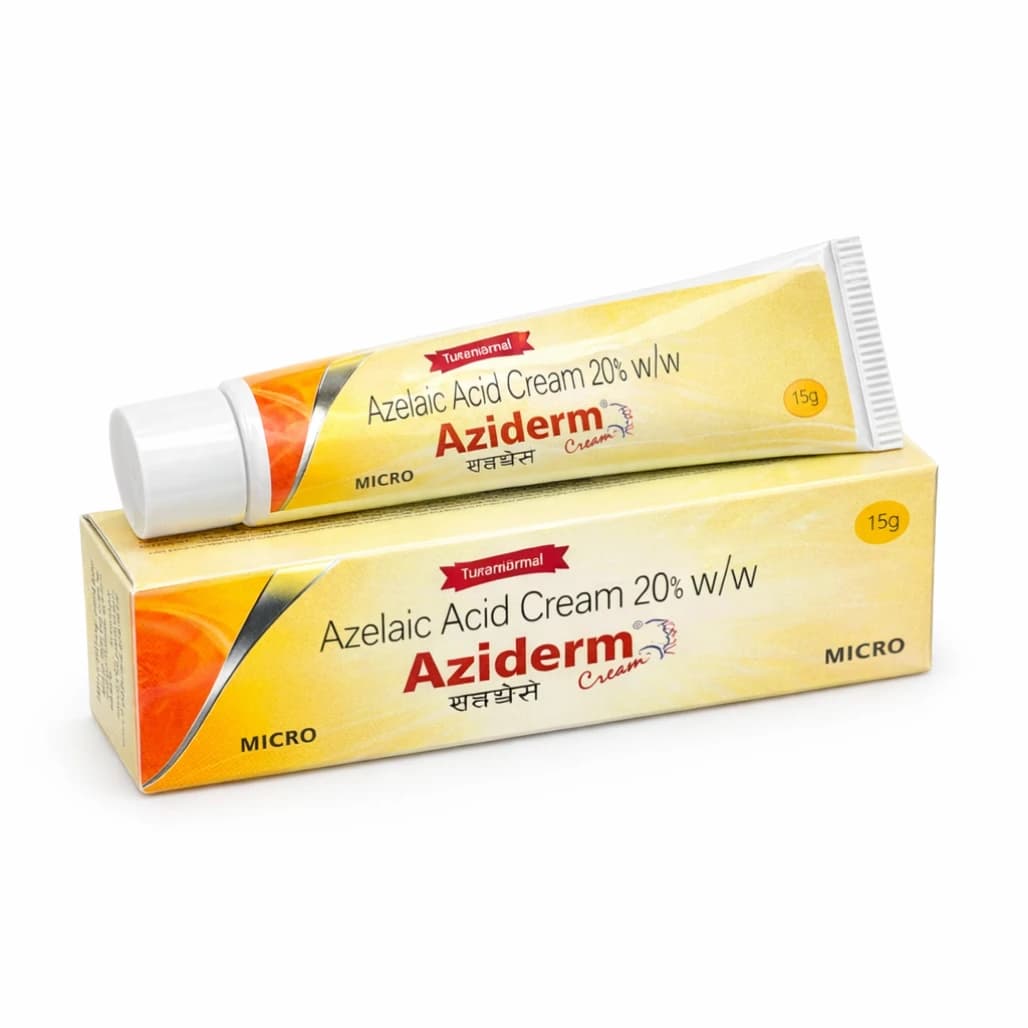Azelaic Acid Cream 20%, 15g for Acne, Redness, & Hyperpigmentation