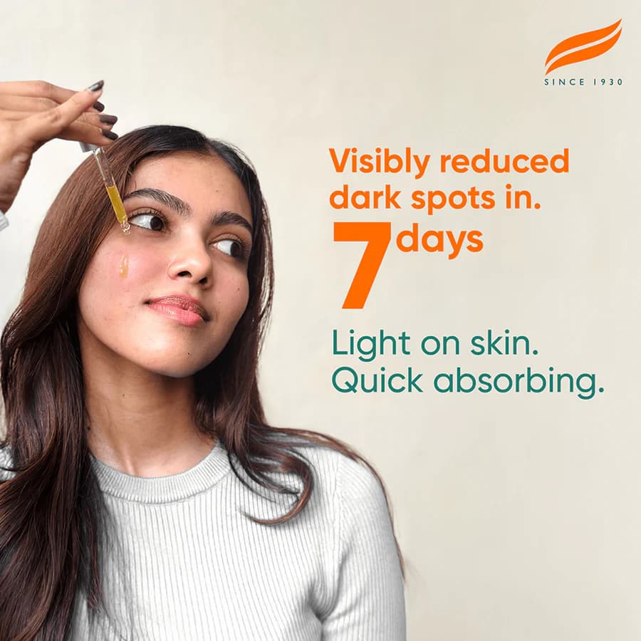 Himalaya Turmeric Face Serum visibly reduces dark spots in 7 days — lightweight and quick absorbing formula