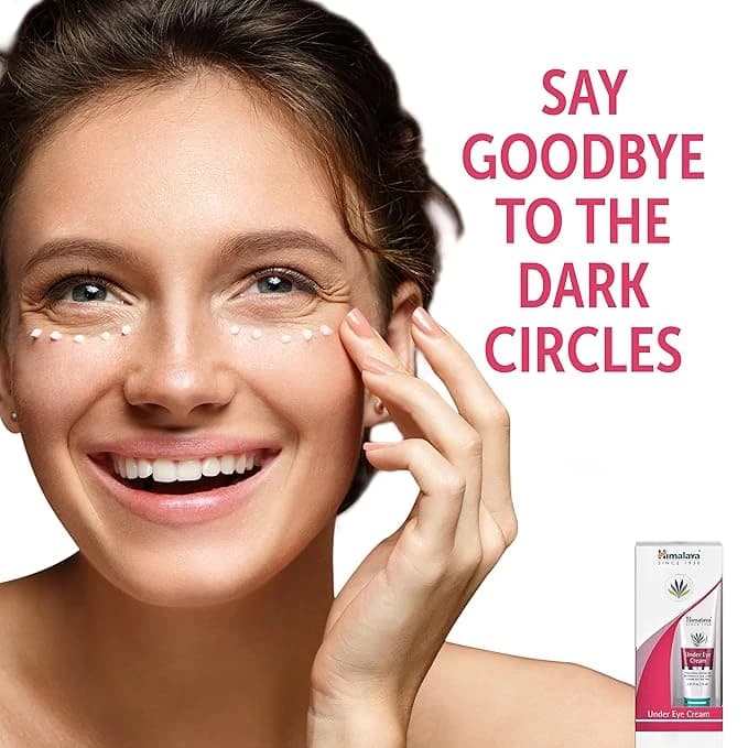 Himalaya Under Eye Cream application demo — 80% reduction of dark circles in 4 weeks South Africa