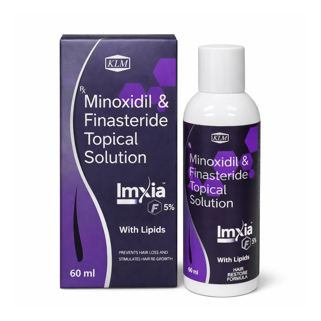 Minoxidil and Finasteride Topical Solution 5% 60ml with Lipids