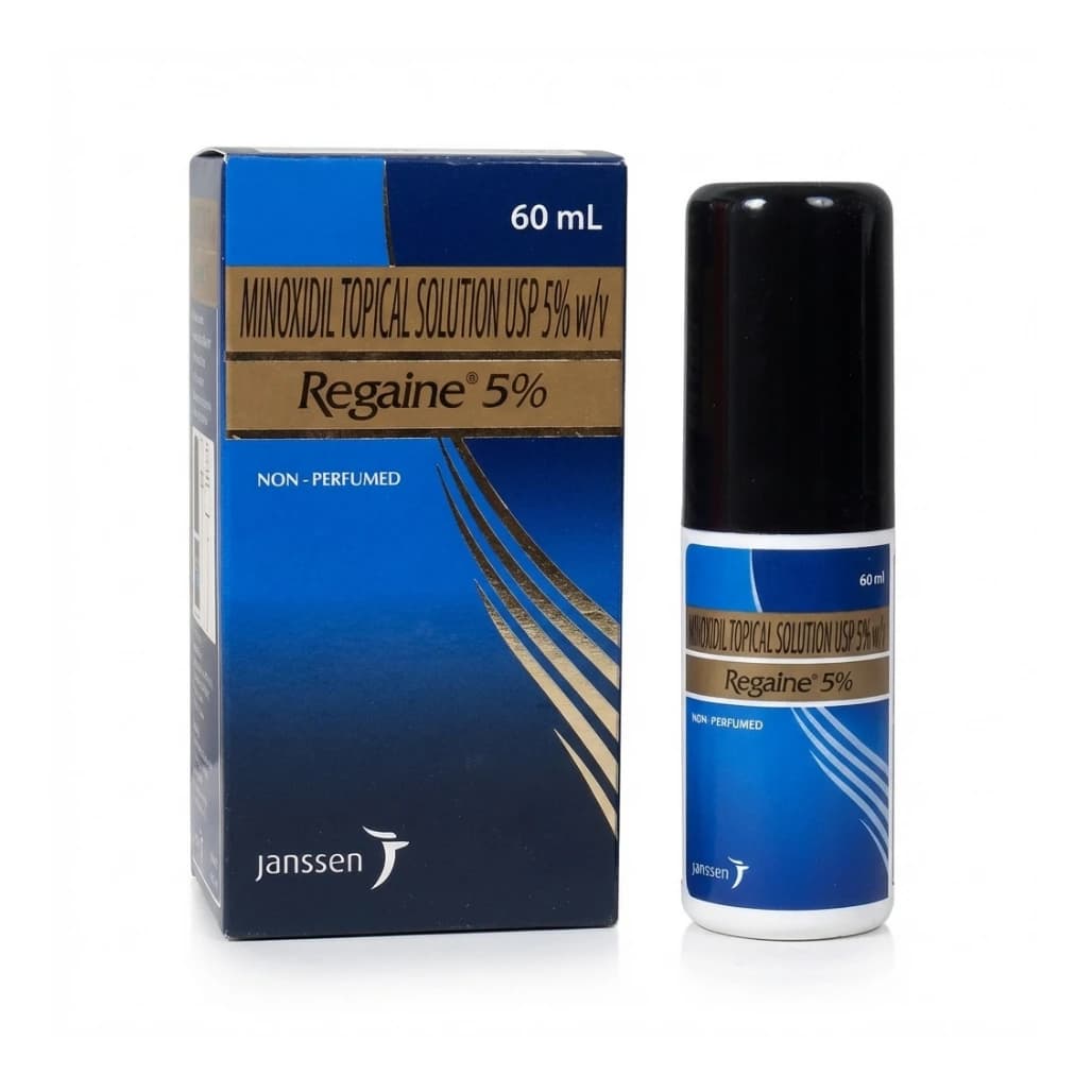 Regaine 5% Minoxidil Topical Solution USP 60ml for Hair Regrowth