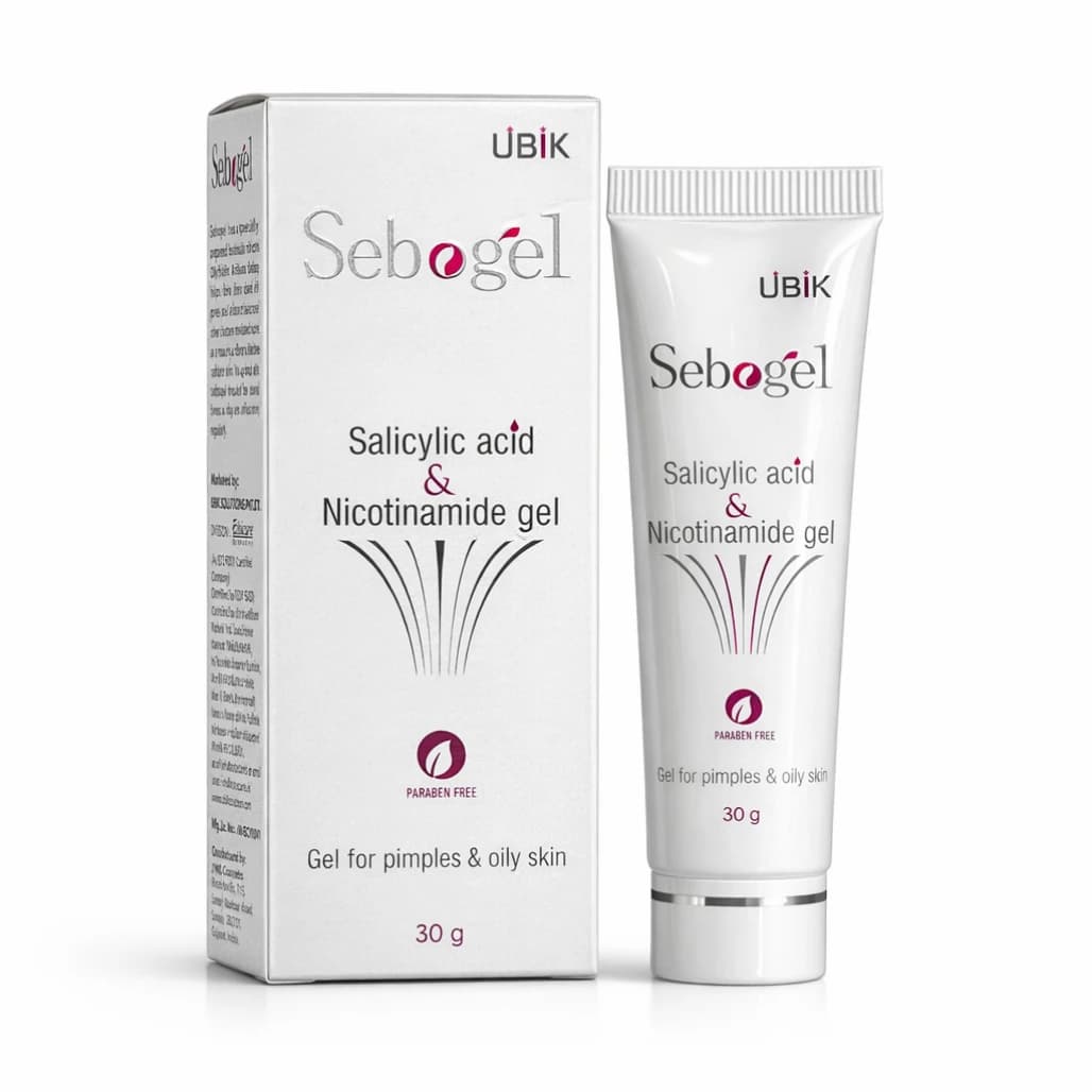 Sebogel Salicylic Acid and Nicotinamide Gel 30g for Pimples & Oily Skin