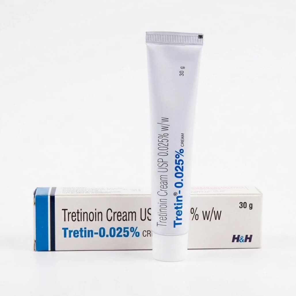 Tretin Tretinoin Cream 0.025% 30g packaging detail SA
