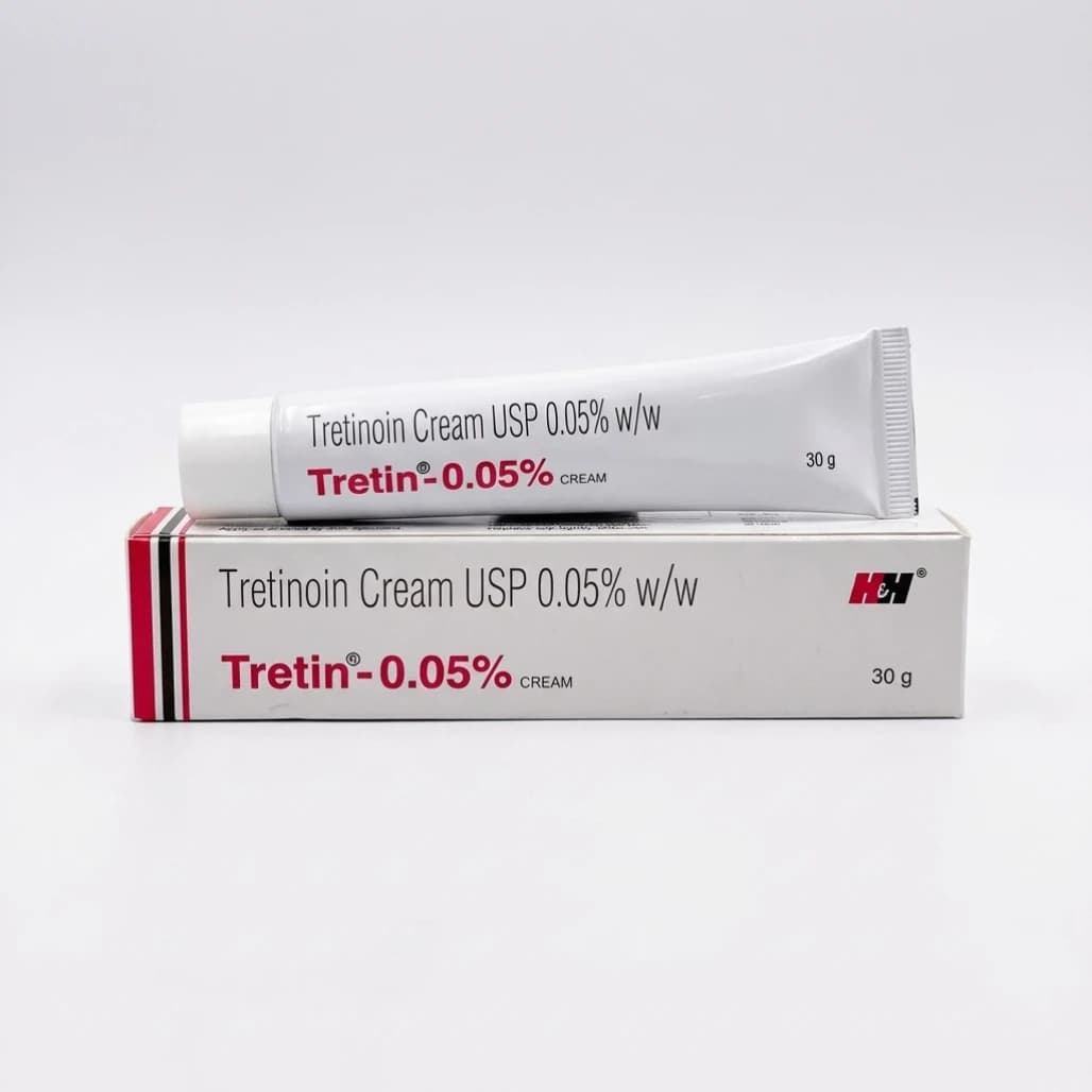Tretin Tretinoin Cream 0.05% 30g packaging detail SA