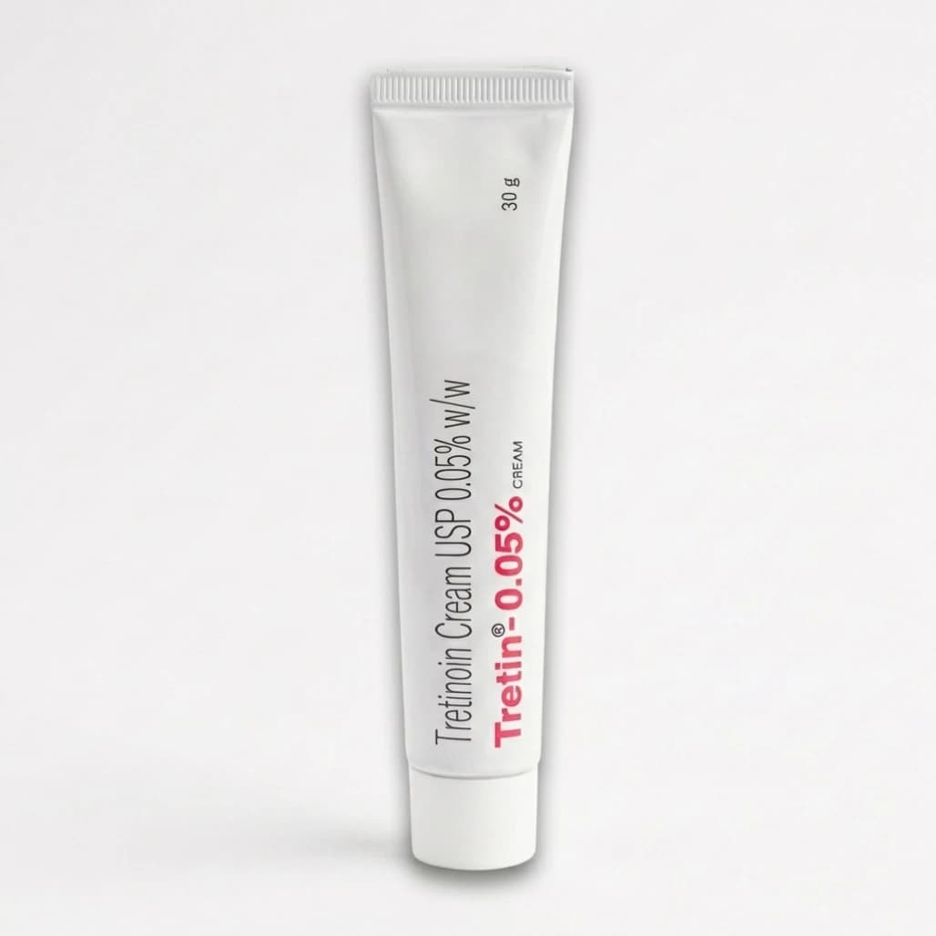 Tretin Tretinoin Cream 0.05% tube and box South Africa