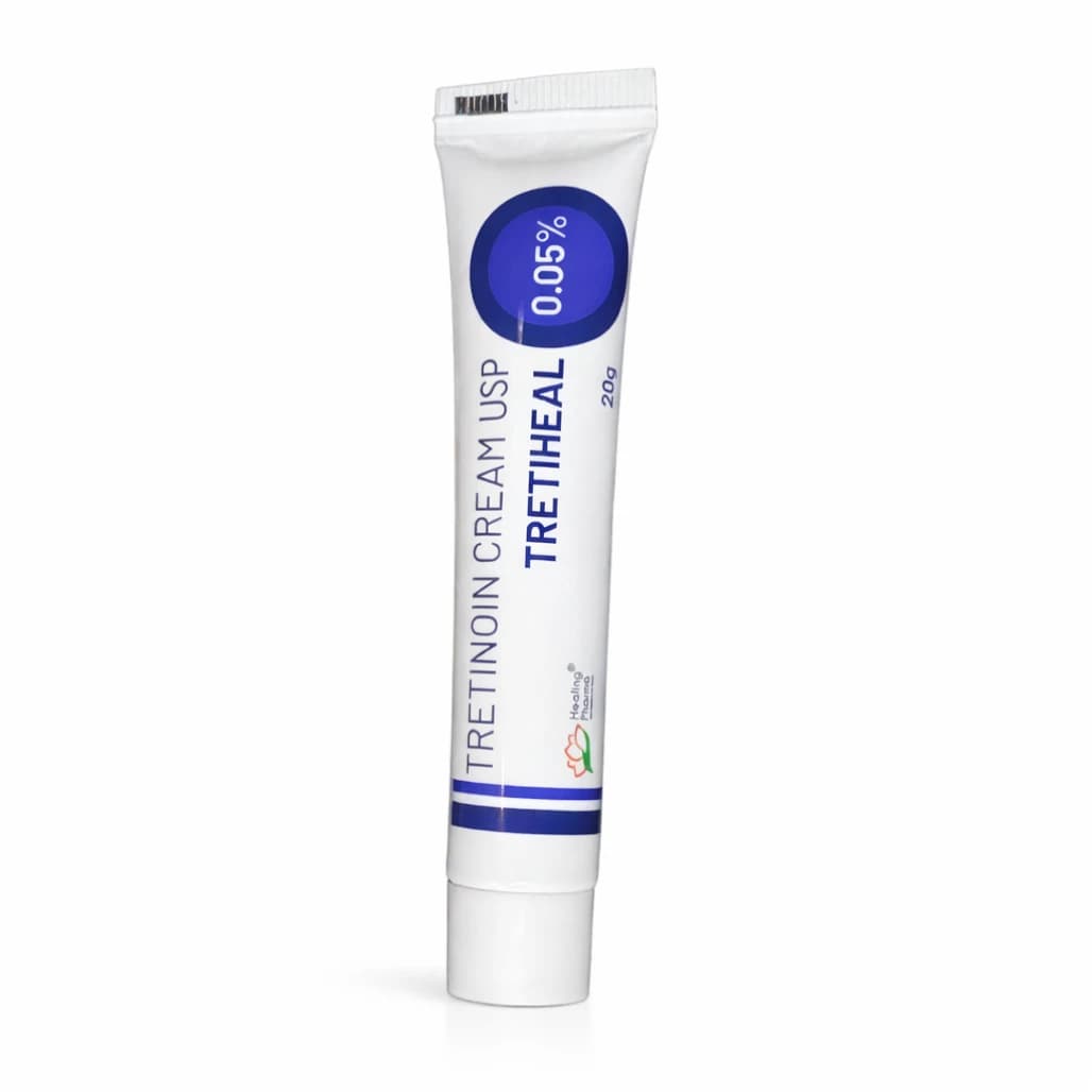 Tretiheal Tretinoin Cream 0.05% tube and box South Africa