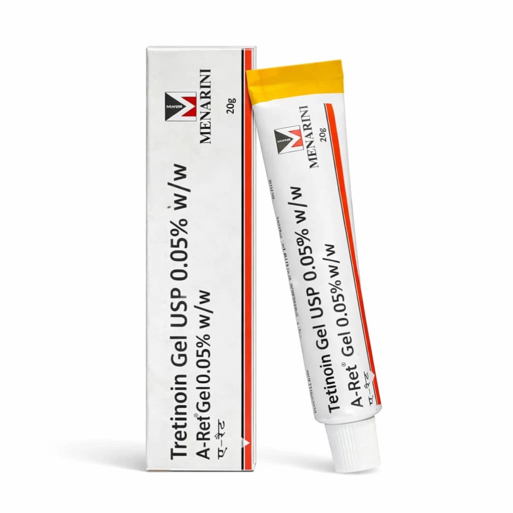 A-Ret Tretinoin Gel USP 0.05% w/w, 20g for clogged pores and dark marks