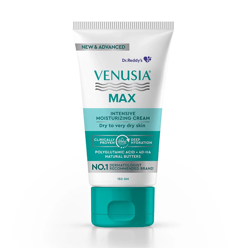 Dr Reddys Venusia Max Intensive Moisturizing Cream 150g for Dry Skin