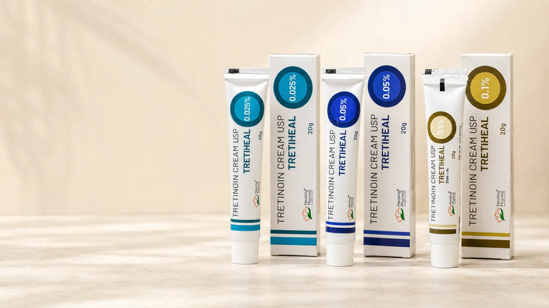 Tretinoin 0.025% vs 0.05% vs 0.1% Guide for Acne and Dark Spots