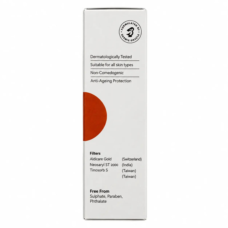 SEEKCAUS Silicone Sunscreen Gel packaging showing UV filters and product features