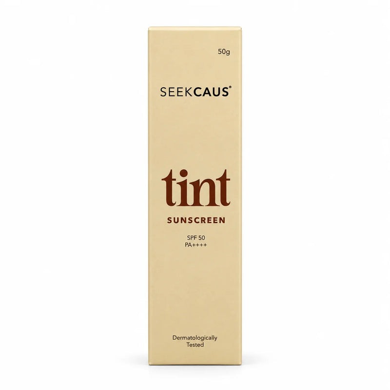 SEEKCAUS Tint Sunscreen SPF 50 PA++++ 50g box