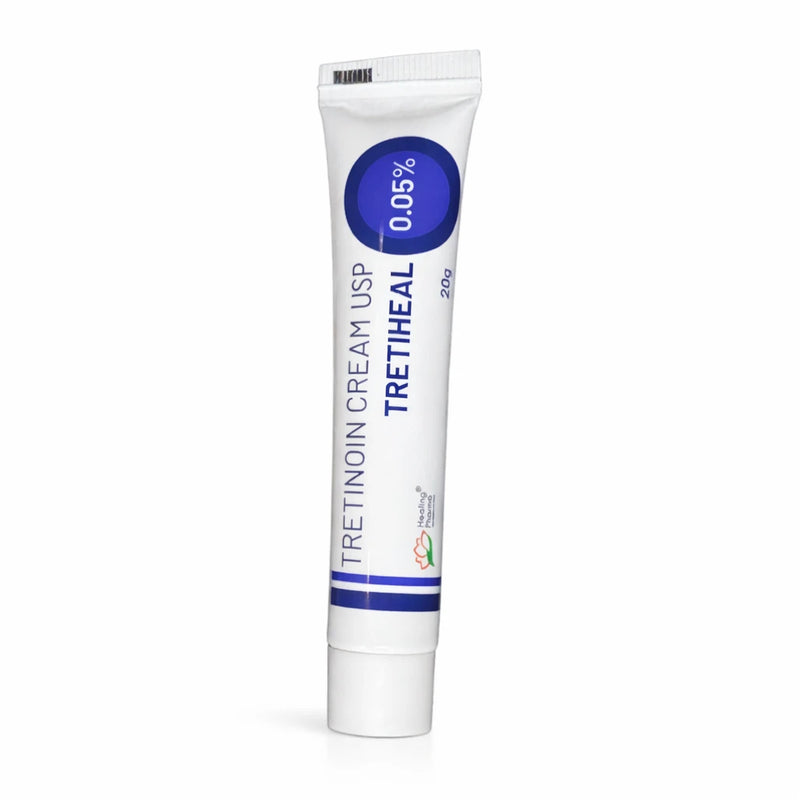 Tretinoin Cream 0.05%, Tretiheal 20g & Tretin 30g for Dark Spots