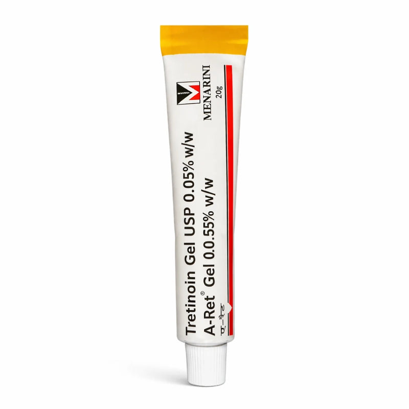 A-Ret Tretinoin Gel USP 0.05% w/w, 20g for clogged pores and dark marks